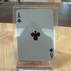 Jimmy Choo Ace of Clubs Playing Card